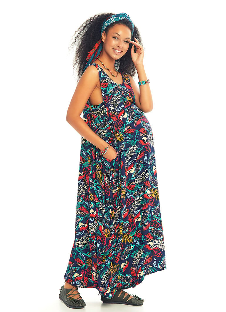 Maternity Maxi Summer Dress | Wholesale Boho Clothing