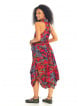Oversized Pocket Shirt Collar Long Boho Maternity Dress