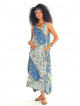 Side Pocket Detail Loose Fit Bohemian Maxi Maternity Dress