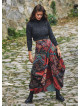 Gypsy Style Ethnic Print Cotton Long Skirt