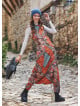Halter Neck Printed Cotton Jumpsuit