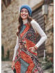 Halter Neck Printed Cotton Jumpsuit