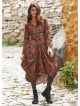 Black Artuk V Neckline Long Sleeve Dress