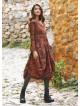 Black Artuk V Neckline Long Sleeve Dress