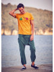 Pocket Detail Casual Boho Mens Wholesale Cotton Drop Crotch Pants
