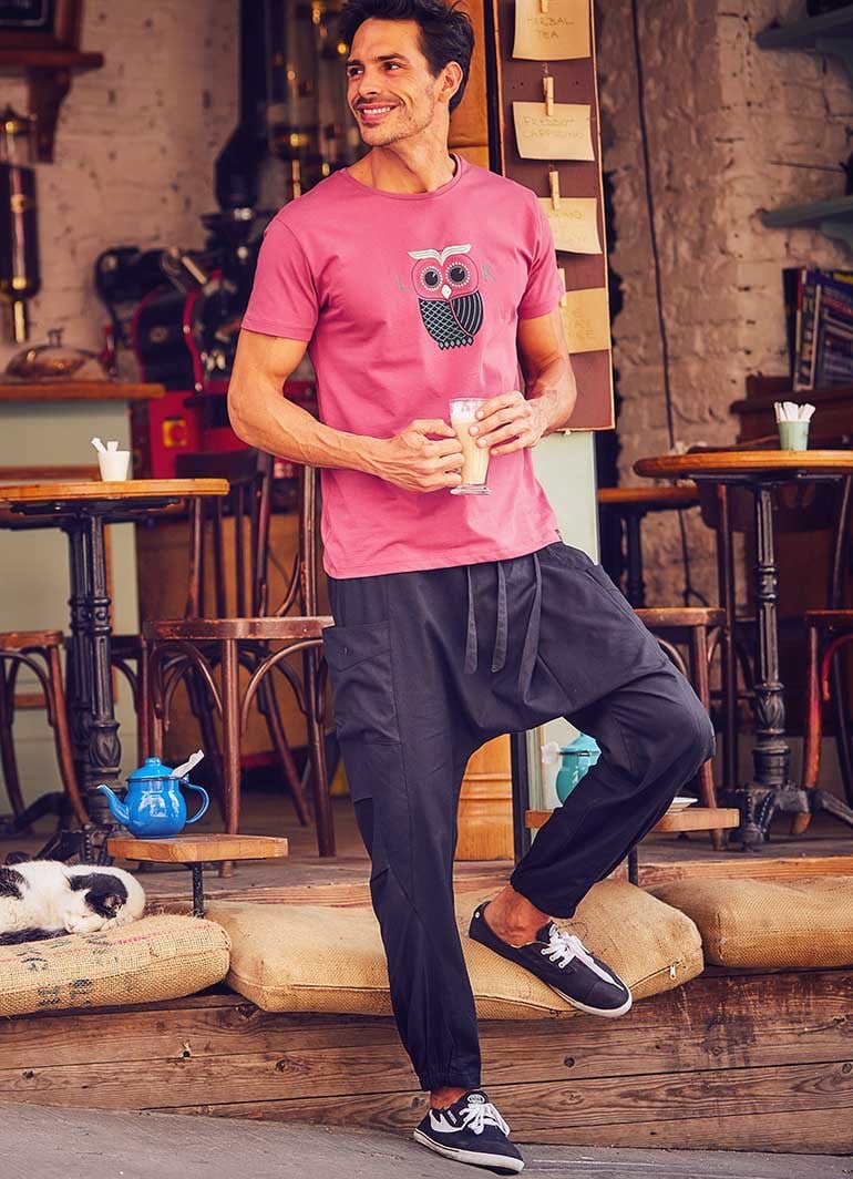 Hippie Style Mens Drop Crotch Pants Wholesale Boho Clothing