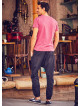 Elastic Waist Hippie Style Mens Wholesale Black Drop Crotch Pants