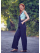 Adjustable Buckle Straps  Black Jumpsuit