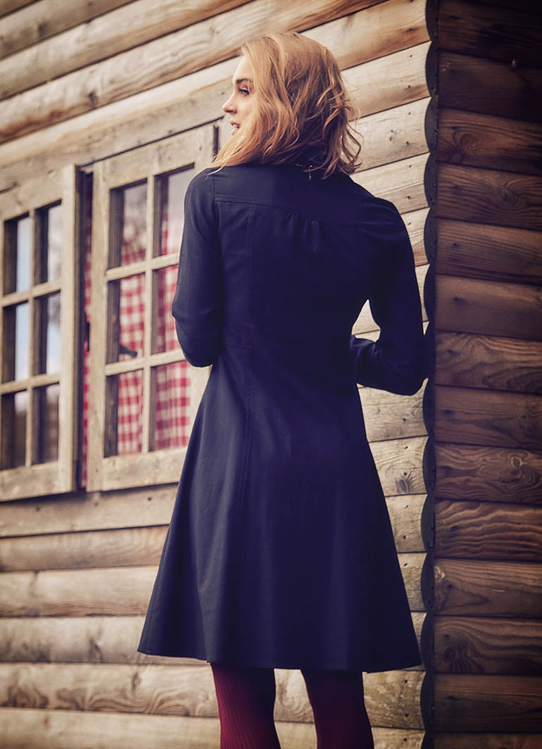 Long Sleeve Gypsy Style Shirt Dress