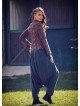 Retro Slim Cut Long Sleeve Mandarin Collar Shirt