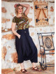 Wrap Front Elastic Waist Bohemian Wholesale Plus Size Harem Pants