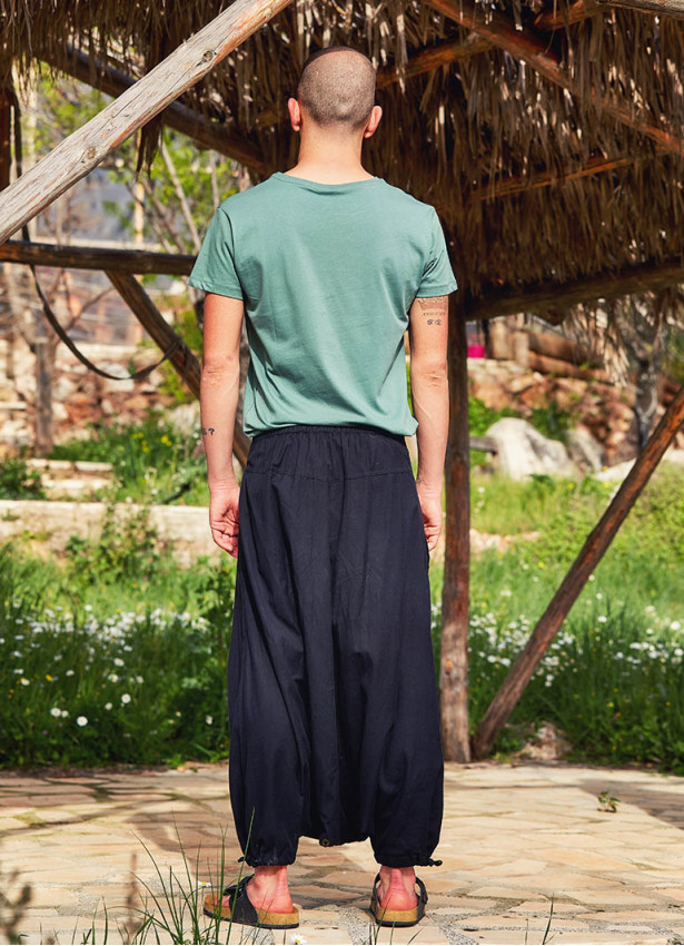 Buy Men's Harem Pants Plus Size Elastic Waist Beach Sport Sweatpants Baggy  Hip Hop Boho Printing Dancing Yoga Pants Trouser at Amazon.in