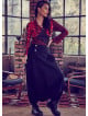 Elastic Waist Wrap Front Wholesale Gypsy Style Black Harem Pants