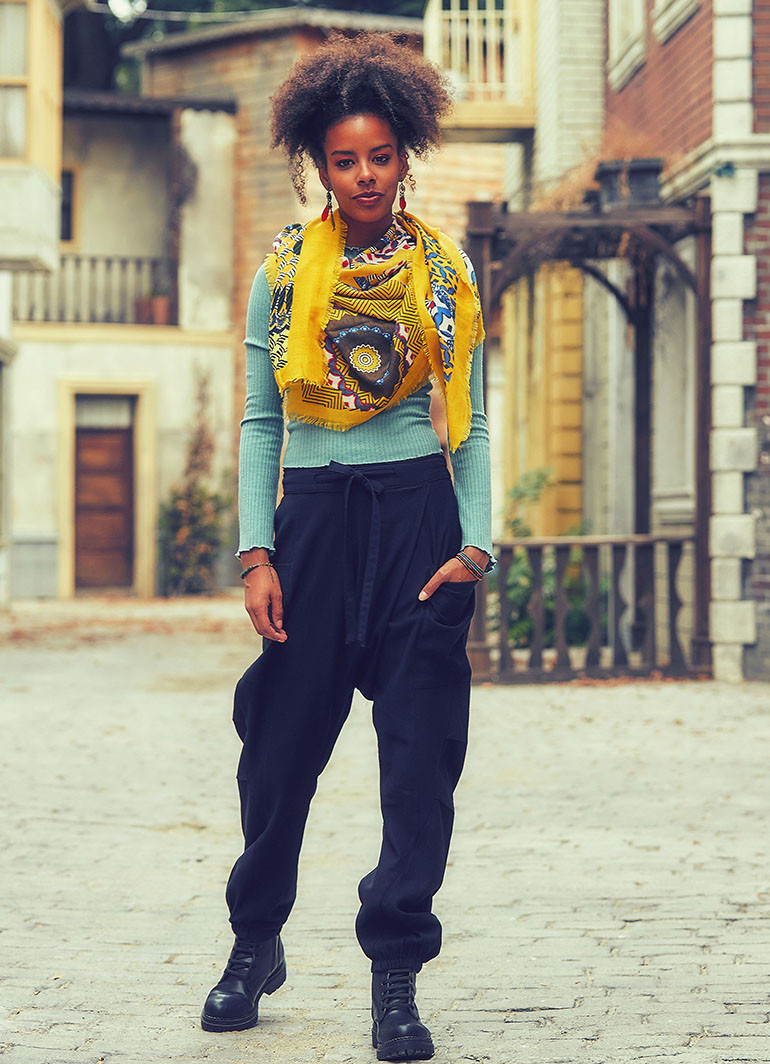 black bohemian outfit