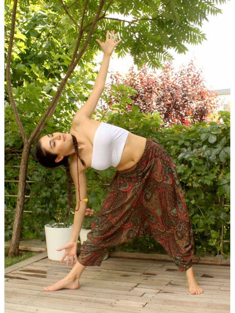 Cliont Womens Yoga Harem di Danza del Ventre Fitness Allenarsi Pants 