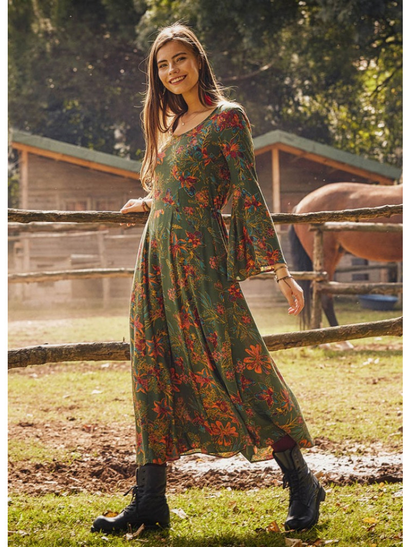 gypsy style maxi dress