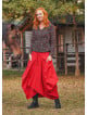 Gypsy Style Oversized Pocket Detailed Wholesale Long Cotton Skirt
