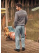 Adjustable Tie Waist Boho Wholesale Mens Drop Crotch Pants