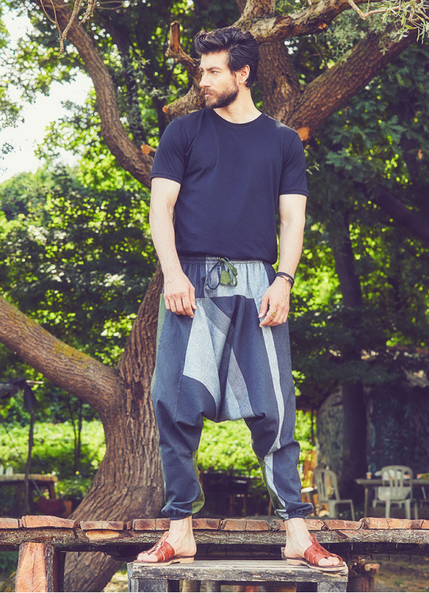 Men's Claret Green Trousers