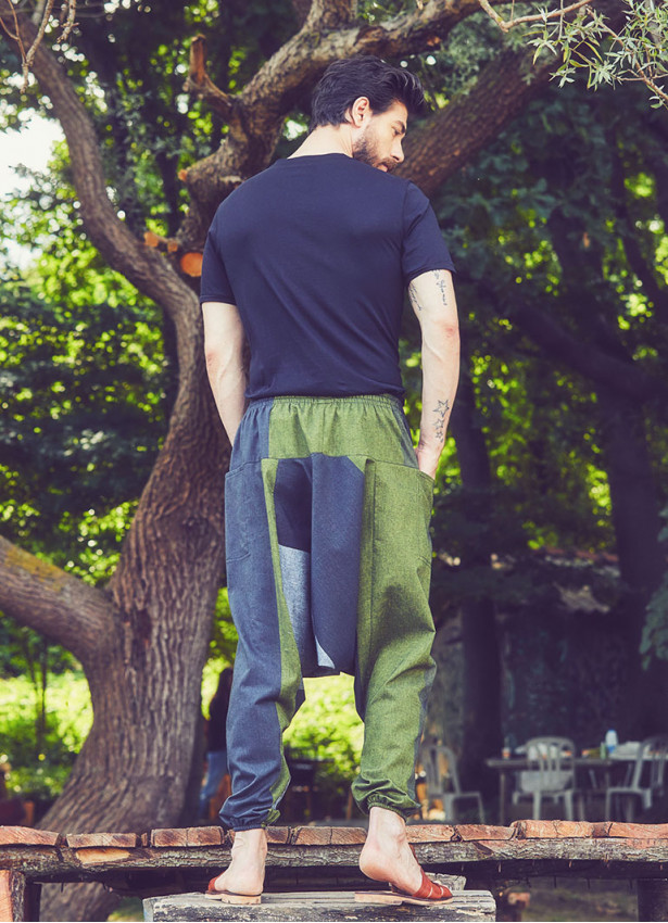 Men's Claret Green Trousers