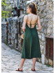 Green Strappy Cute Summer Dress