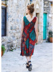 Etnic Patterned Boho Chic Summer Day Dress
