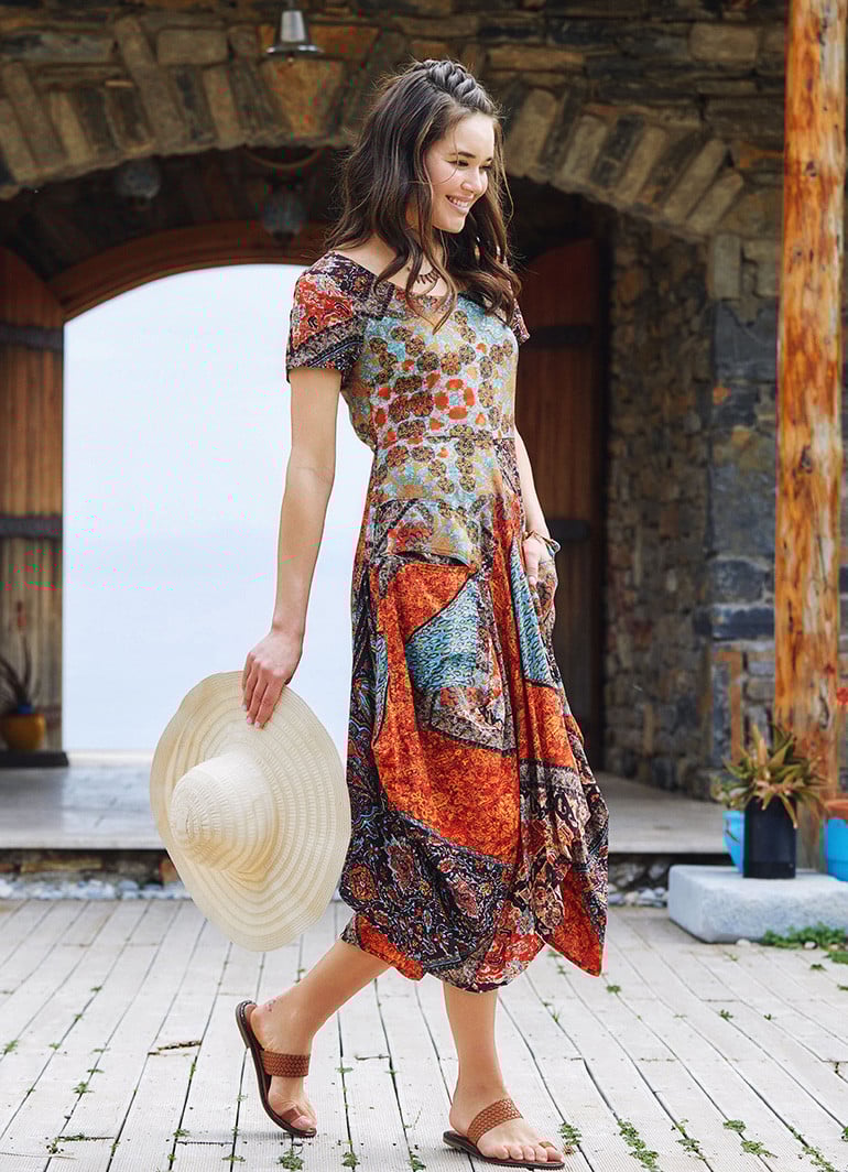 Bohemian dresses wholesale clearance