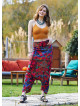 Roma Patterned Hidden Zipper Modern Harem Pants