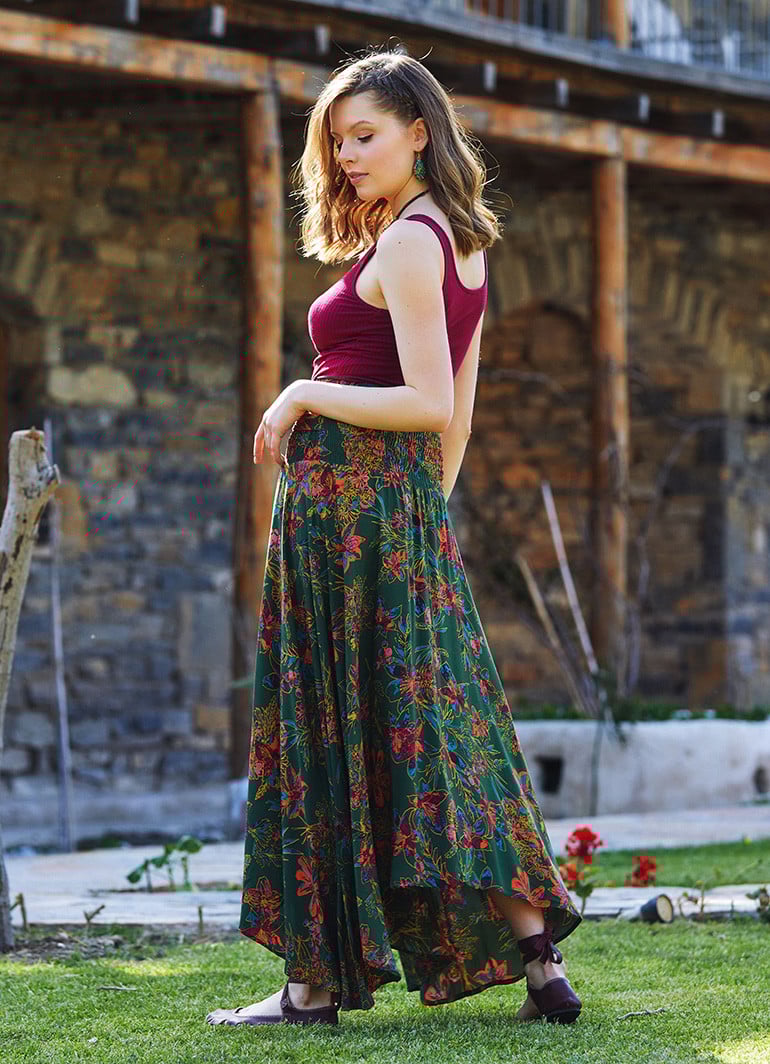 Flowy gypsy skirt online