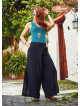 Zipper Detailed Pocket Black Women's High Waist Trousers 4642