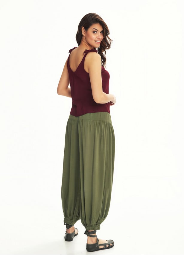 Drawstring Khaki Pants