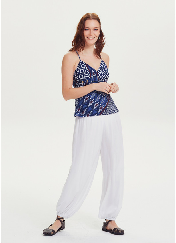 Boho Style Casual Flowy Harem Pants