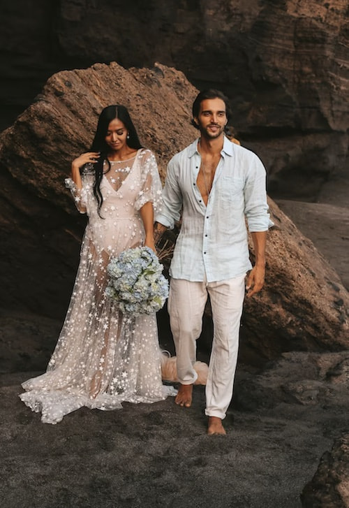 Bohemian wedding attire 2025